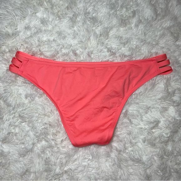 Mossimo Coral Strappy Hipster Bikini Bottom XL - Picture 6 of 15